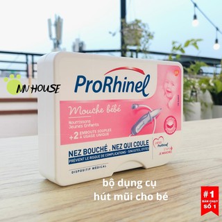 Hút mũi cho bé Prorhinel Mouche Bebe của Pháp - Dụng cụ hút mũi an toàn cho bé và giúp bé ngủ ngon - NN HOUSE