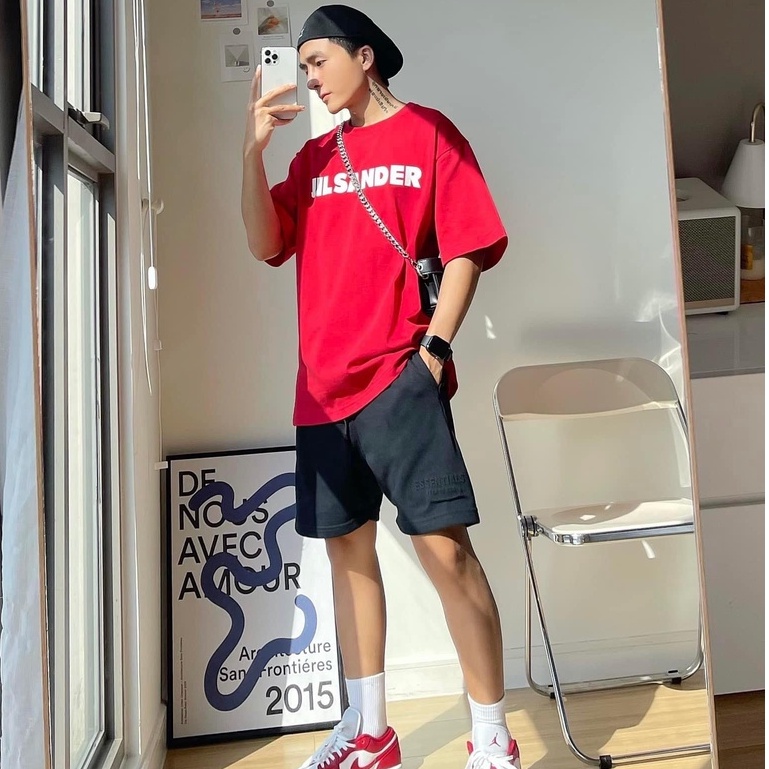 ÁO THUN IN CHỮ JIL SANDER CHUOTCONG OFFICIAL (Trắng,Đen,Đỏ) T32