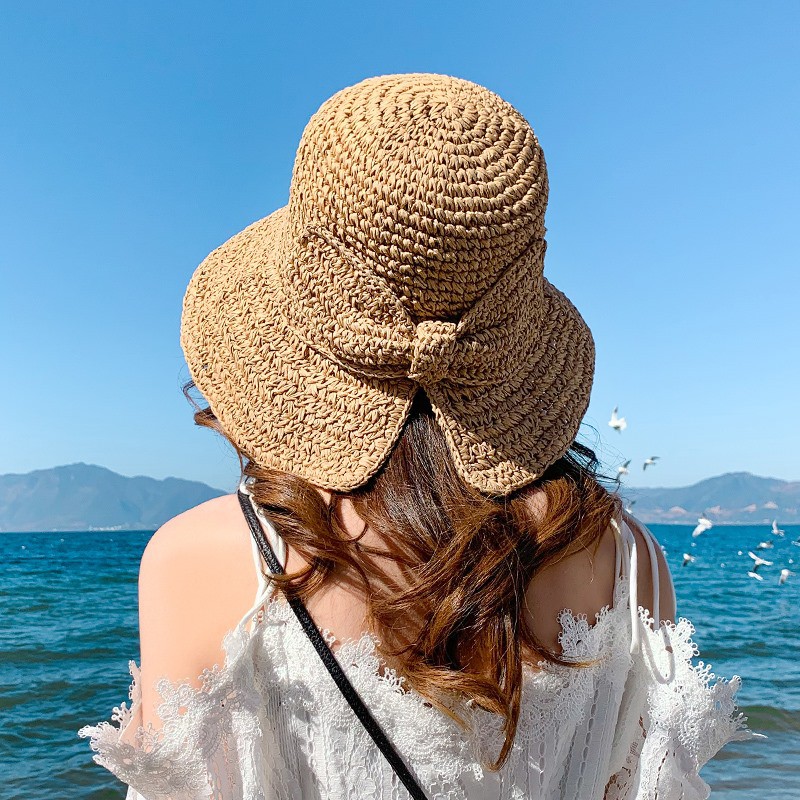 Mũ tai bèo thiết kế màu trơn phong cách Retro cho phái nữ