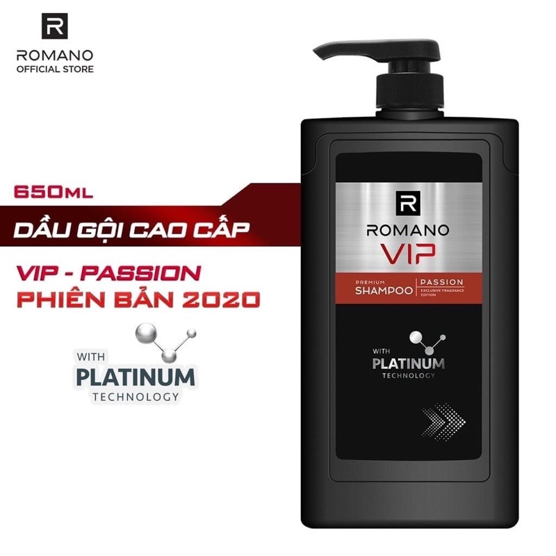 Dầu gội nam nước hoa cao cấp Romano VIP 1200ml ( giao màu ngẫu nhiên)