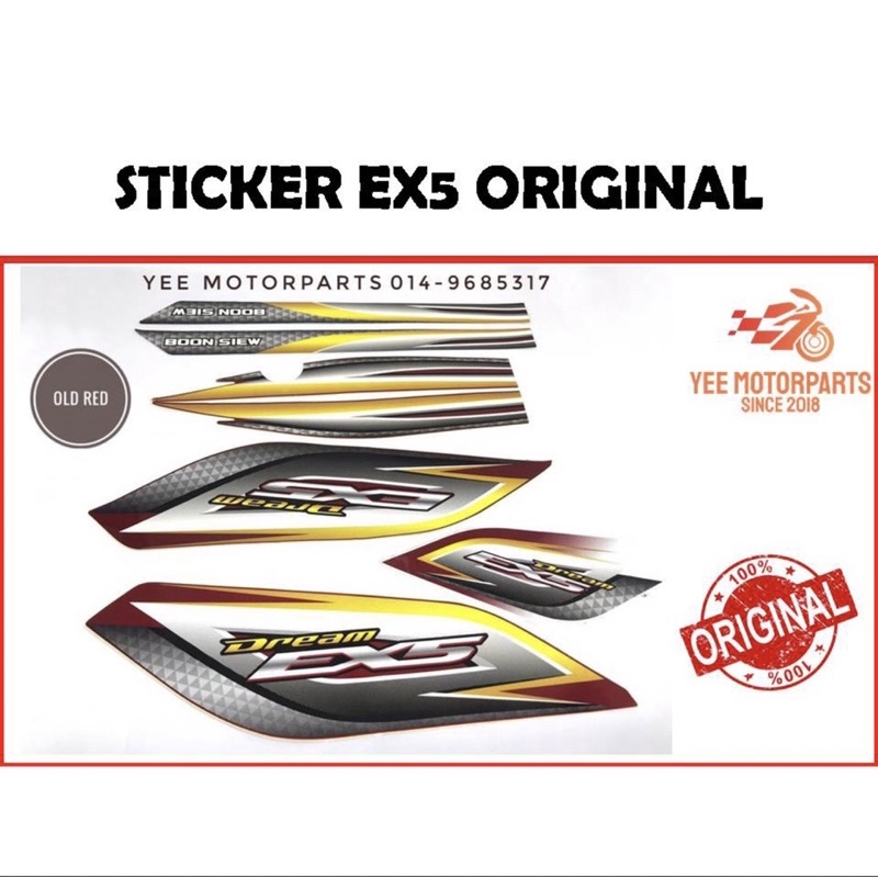 Tem Dream EX5 hàng zin chính hãng Malaysia