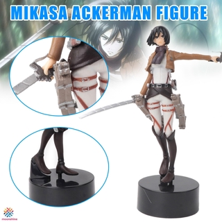 ❤PG❤ Attack on Titan Mikasa Ackerman PVC Figure Anime Action Figure Model Toy Cake Decoration