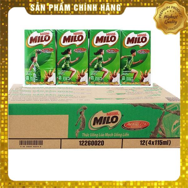 Thùng 48 Hộp Sữa Tươi Milo 110ml. hàng tặng