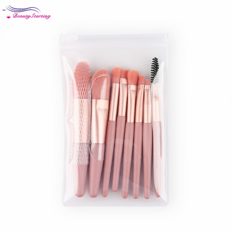 (hàng Mới Về) Set 8 Cọ Trang Điểm Mini Tiện Dụng Chất Lượng Cao | BigBuy360 - bigbuy360.vn