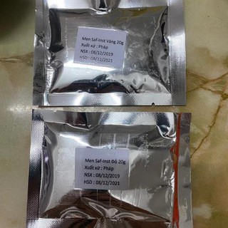 Men đầu bếp Saf-Instant đóng gói 20g