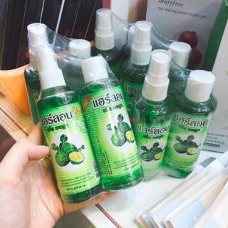 Cặp xịt bưởi BERGAMOT chống rụng tóc Thái Lan (CHAI THỦY TINH)