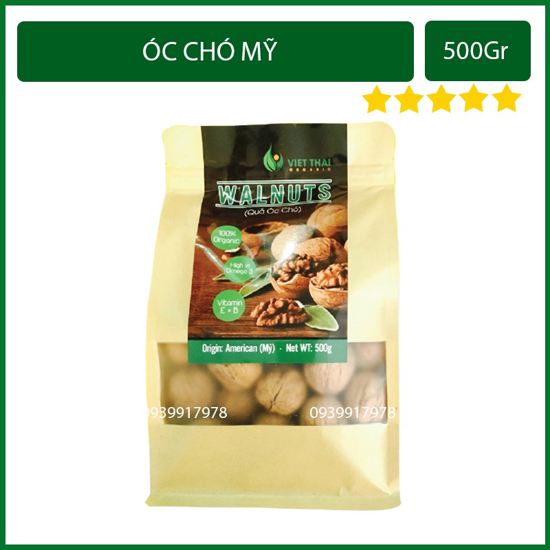 【Hàng Loại 1】Quả Óc Chó Mỹ Việt Thái Organic, Chuẩn Nhập - Bao Đổi Trả!