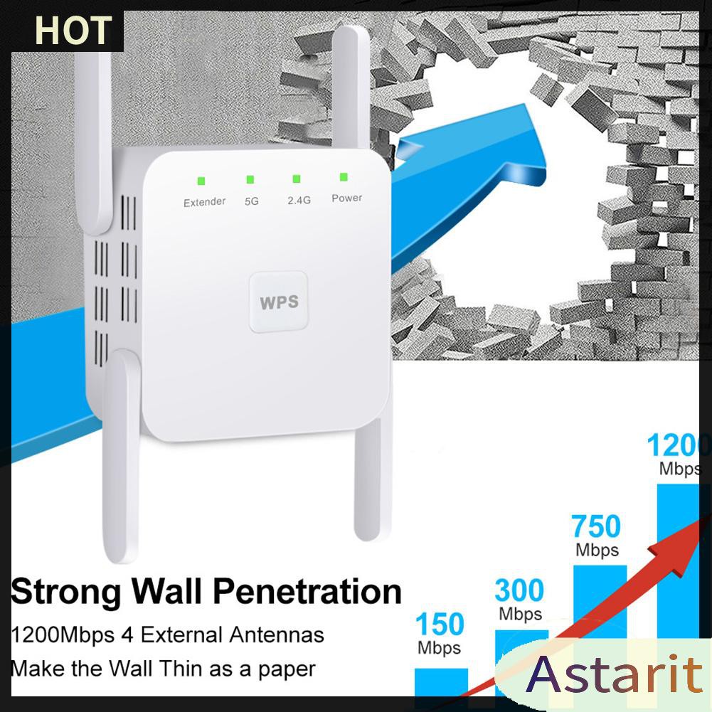 Bộ Khuếch Đại Sóng Wifi 4 Chấu Eu 2.4ghz 5.8ghz 1200mbps | BigBuy360 - bigbuy360.vn