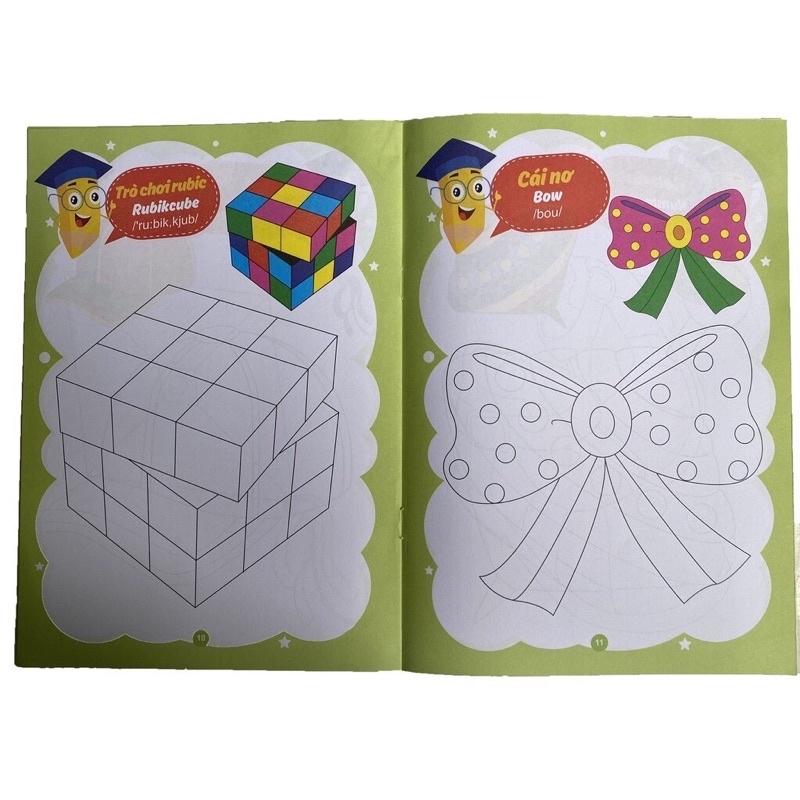 Sách Bộ Sách Tô Màu Dành cho trẻ từ 3 4 tuổi