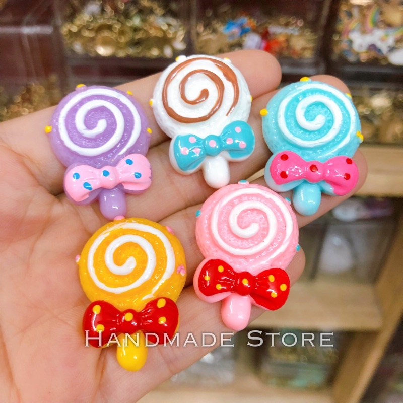 Charm kẹo mút nơ (XLTN - MS7)