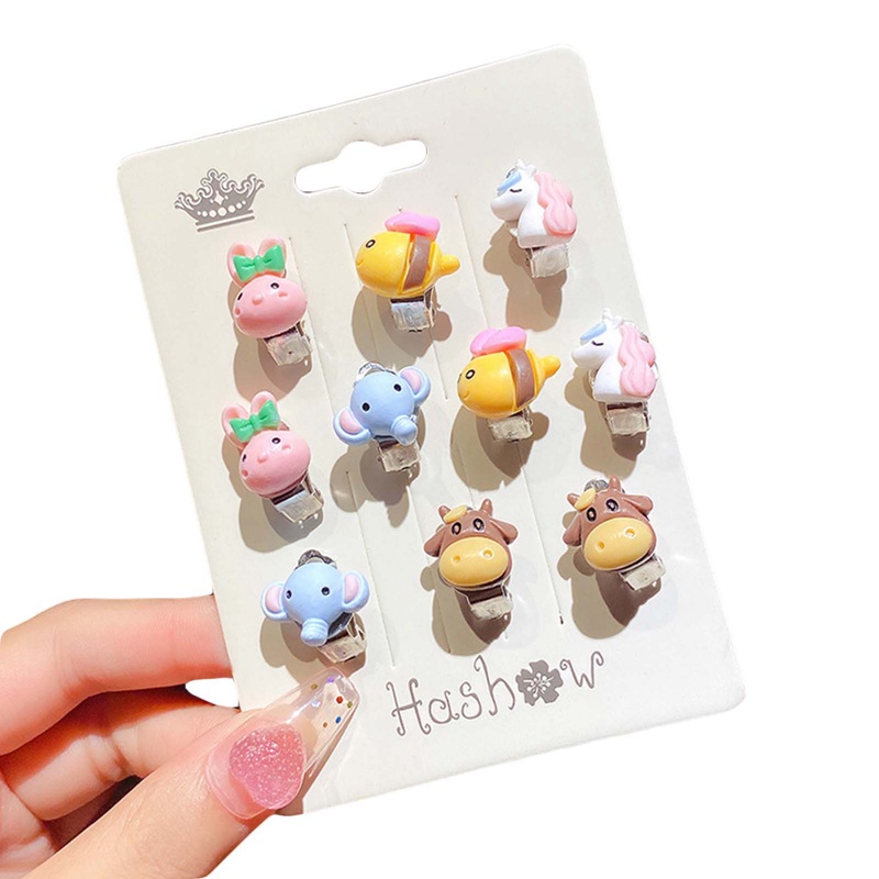 Khuyên Tai Nhựa Dễ Thương Cho Bé Gái