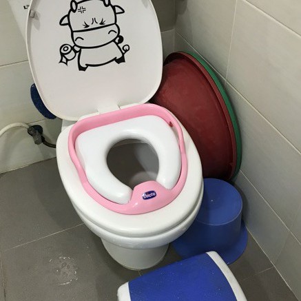 Thu nhỏ bồn cầu Chicco chính hãng, Bệ toilet, lót bồn cầu cho bé