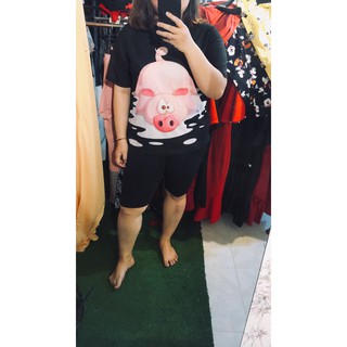 áo thun heo dễ thương bigsize KY25