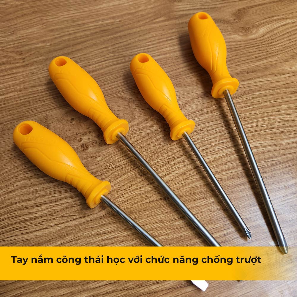 Bộ 4 Tua Vít Dài TOLSEN 20737 Chính Hãng - Vua Đồ Nghề