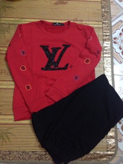 Bộ thun dài tay LV
