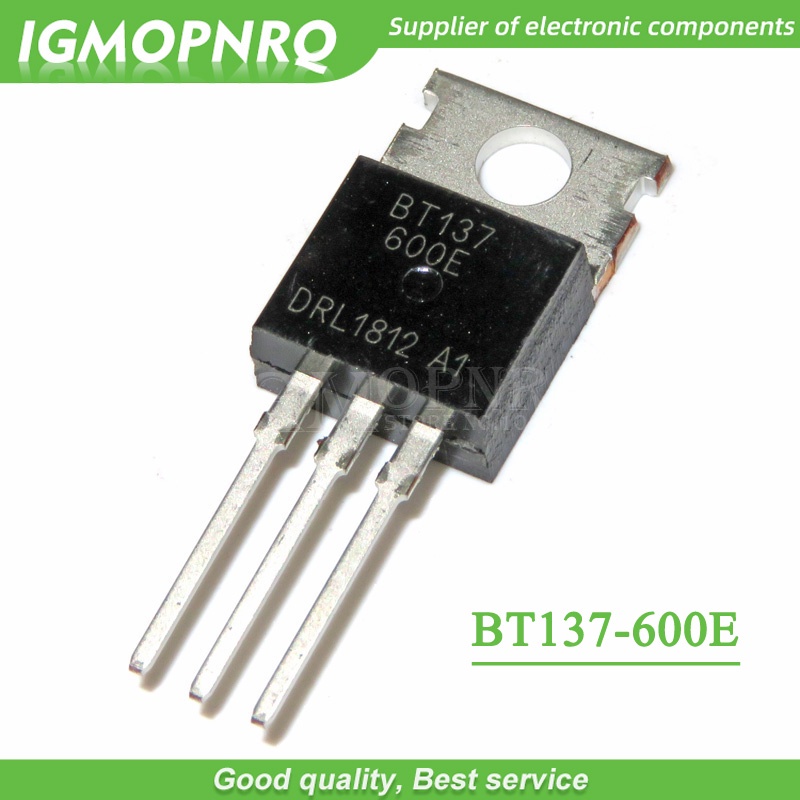 5 chiếc BT137-600E BT137 BT137-600 600V Triacs RAIL TRIAC TO-220 mới