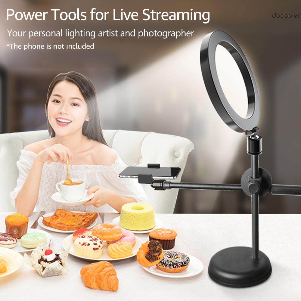 Vòng Đèn 10n / 26cm 3200k Đến 5800k Có Thể Điều Chỉnh Độ Sáng Kèm Giá Đỡ Điện Thoại | BigBuy360 - bigbuy360.vn