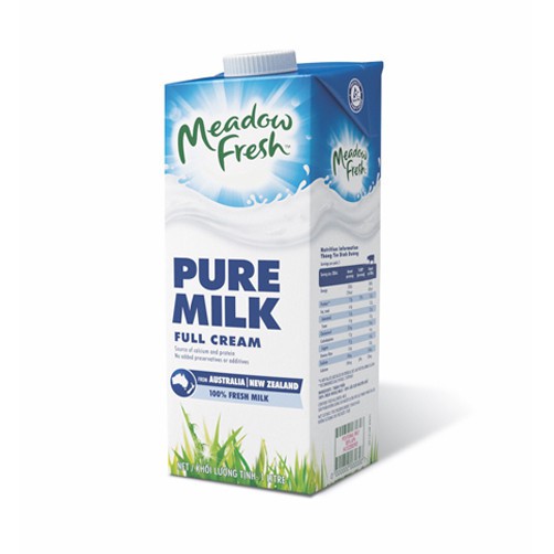 Lốc 3 hộp sữa tươi tiệt trùng Nguyên kem Meadow Fresh 200ml / hộp