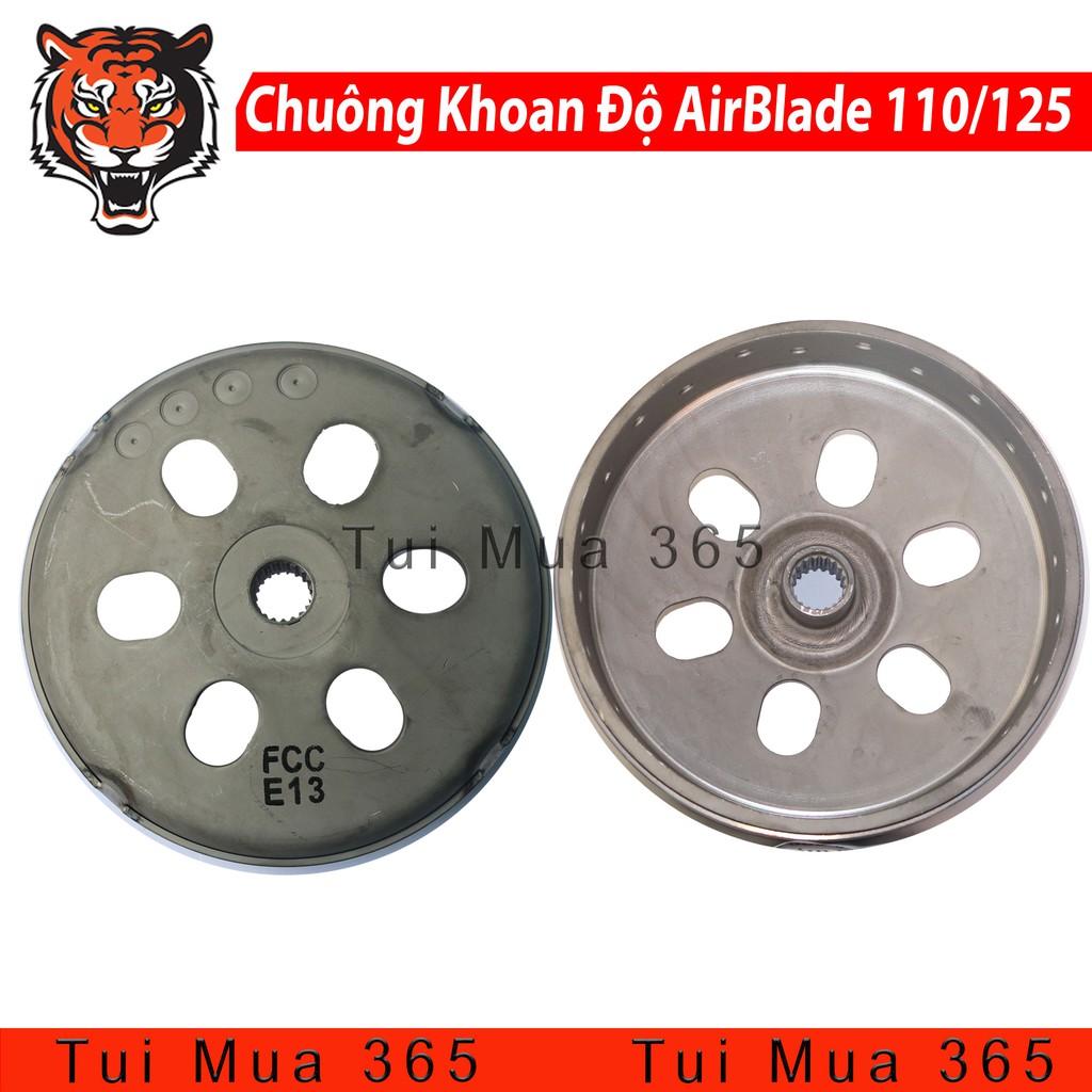 Chuông FCC Khoan Độ cho xe Air Blade, Click 110, SCR