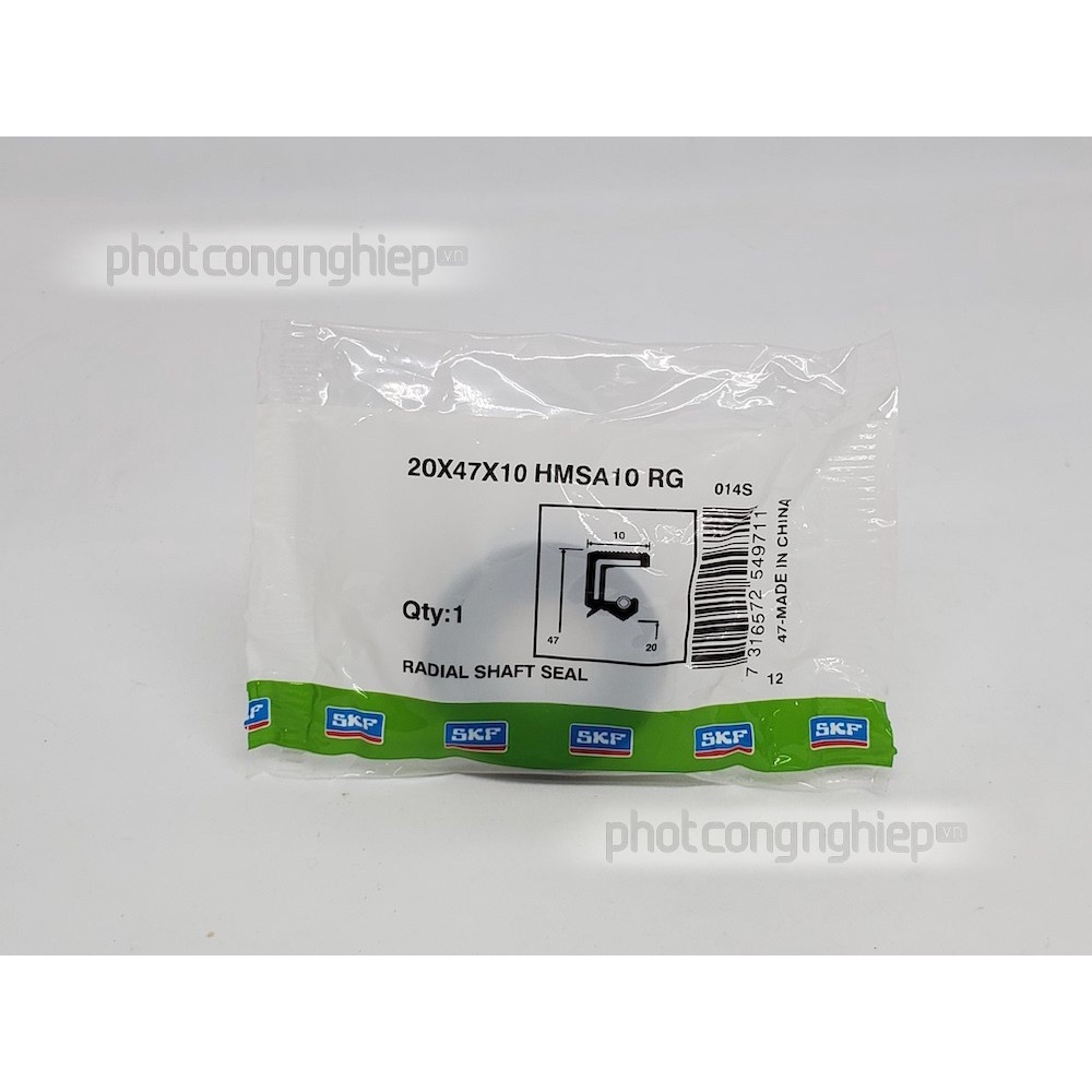 Phớt 20x47x10 HMSA10 RG SKF chính hãng - Phớt chặn dầu SKF
