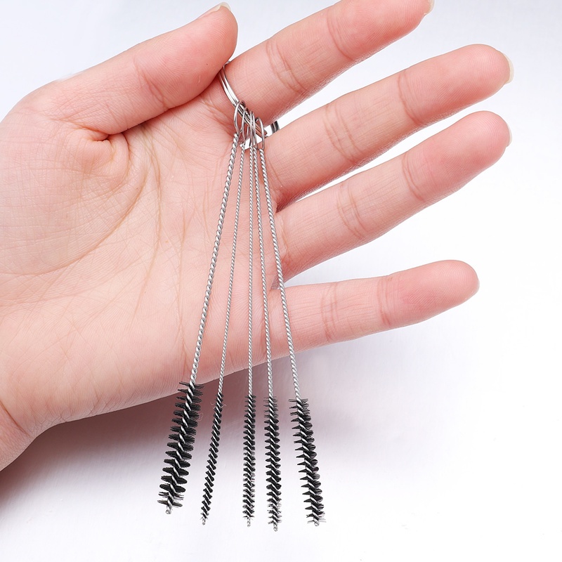 Set 5 Cọ Vệ Sinh Bộ Chế Hòa Khí Bằng Thép Không Gỉ Đa Năng Chất Lượng Cao