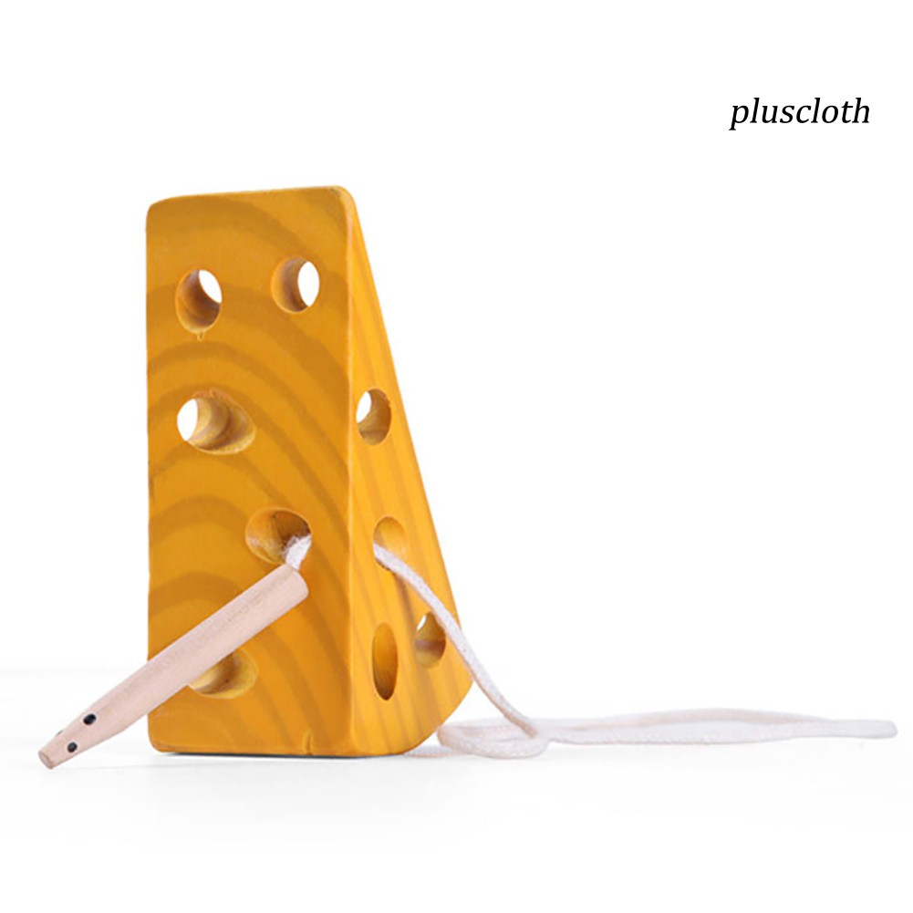 Đồ Chơi Gỗ Hình Phô Mai Cho Bé