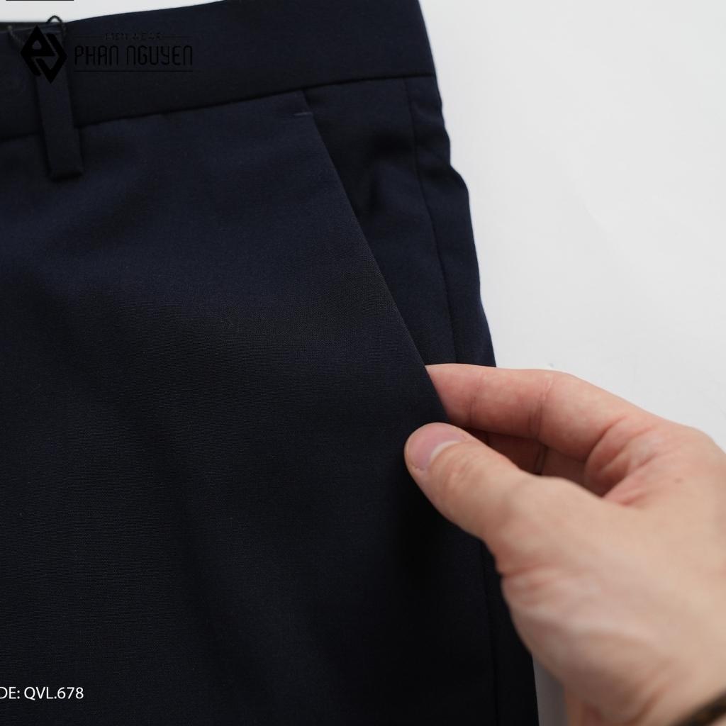 Quần vải nam cao cấp Phan Nguyễn form slim fit ôm vừa phải, tôn dáng, chất vải chống nhăn, thoáng mát QVL.677-678-679