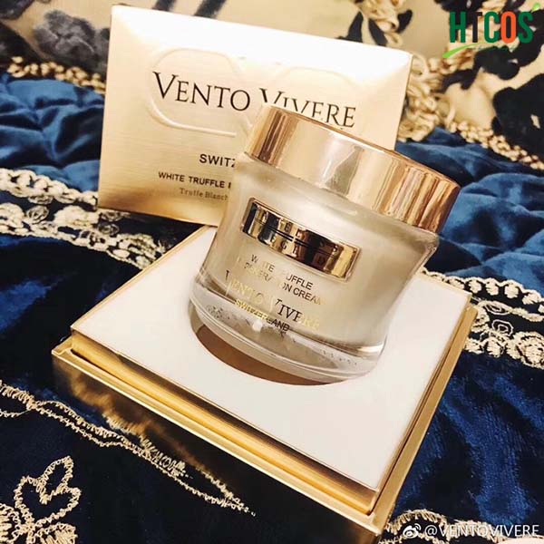 Kem dưỡng trắng da Vento Vivere Pearl Rare Illuminating Cellular Cream Thụy Sĩ