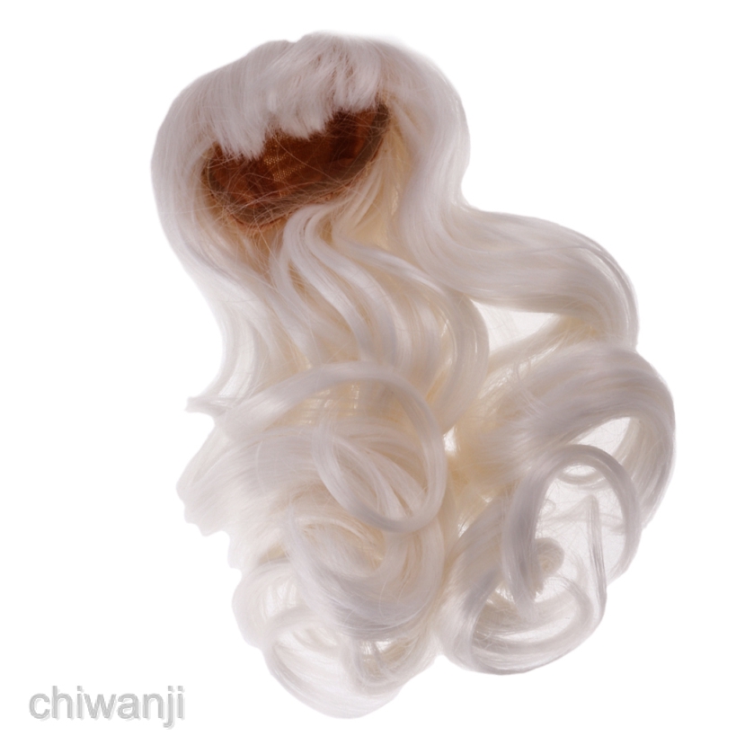 [CHIWANJI] Curly Hair Wig Hairpiece for 1/4 1/6 BJD SD DZ DOD Dollfie Doll LUTS KID Dolls