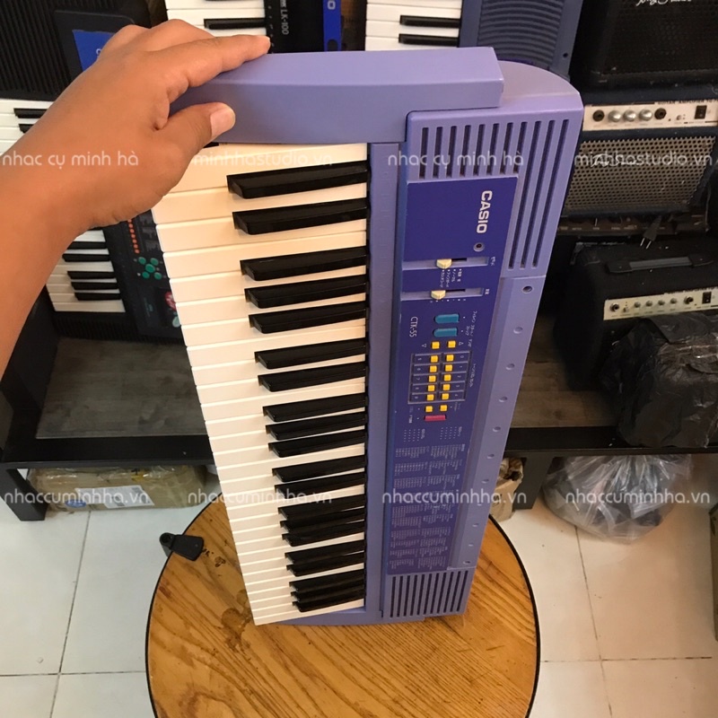 Organ Casio CTK-55, đã qua sử dụng, chơi tốt mọi chức năng.