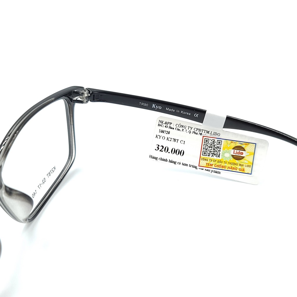Gọng kính cận nam Kyo K278T Chính hãng Hàn quốc