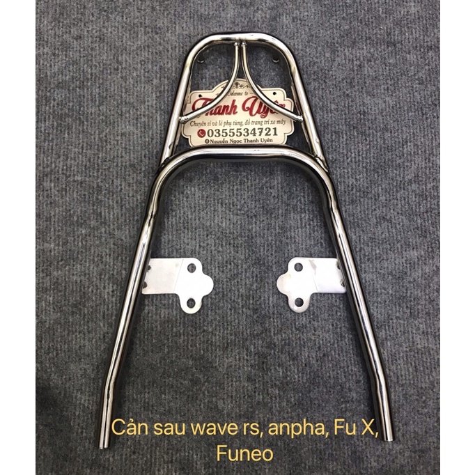 CẢN SAU( baga sau) XE FUTURE X FUNEO RS ANPHA INOX 304