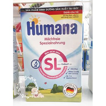 Sữa Humana SL dành cho bé dị ứng đạm sữa bò, bất dung nạp lactose
