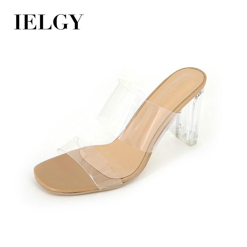 Giày Cao Gót IELGY Quai Trong Đế 7/9cm Thời Trang Cho Nữ