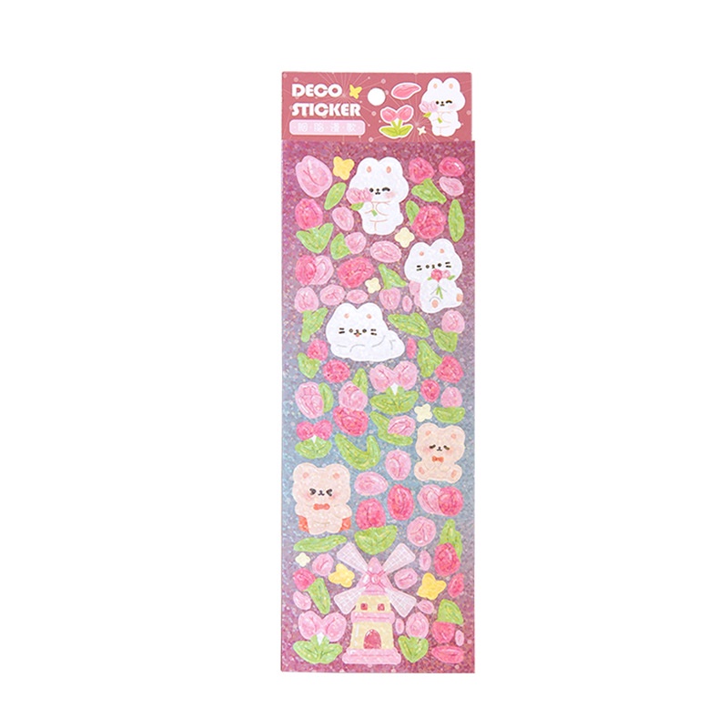 Bộ 2 Tấm Hình Dán Hoạt Hình MOHAMM