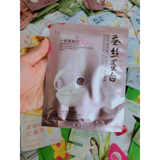 (Bán Buôn - Sỉ) Mặt Nạ Tơ Tằm OneSpring Silk Mask - Dưỡng Da Mụn Cấp Ẩm Thải Độc One Spring (Chustore MN3)