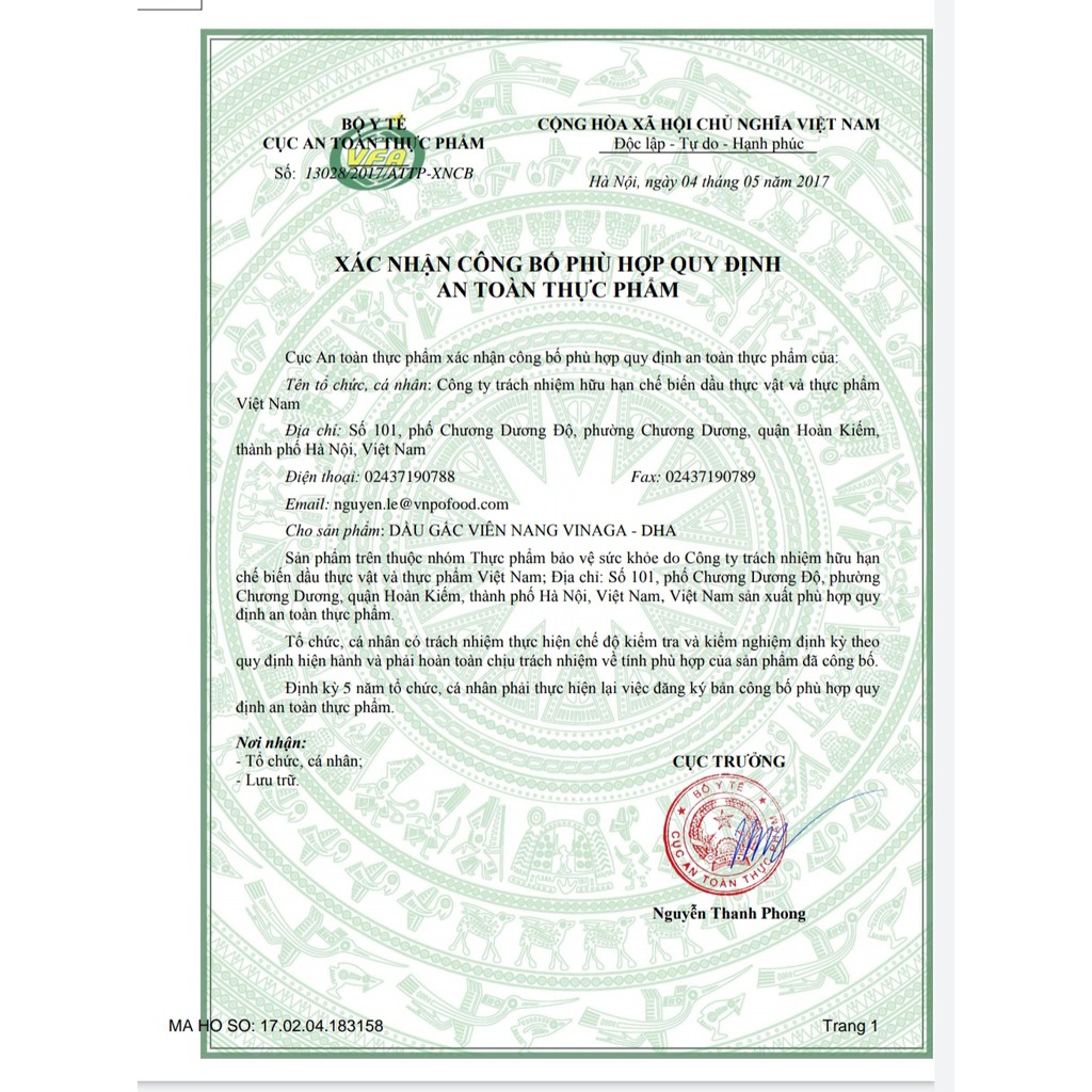 Viên Uống Dầu Gấc Vinaga-DHA 100 Viên Chống Lão Hóa Giúp Đẹp Da, Bổ Mắt - 0305475 | BigBuy360 - bigbuy360.vn