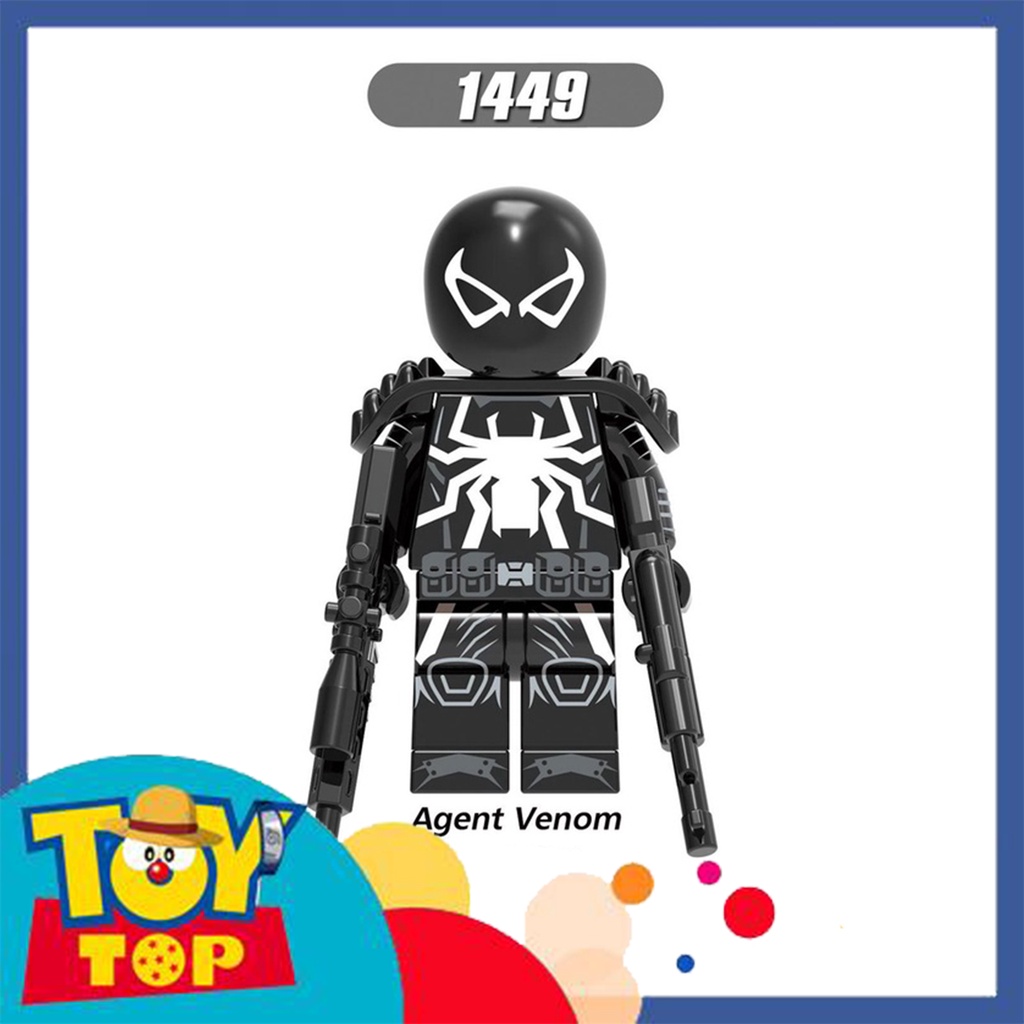 Lắp ráp ghép Spiderman nhân vật người nhện Venom các phiên bản sưu tập xếp hình XINH X0280