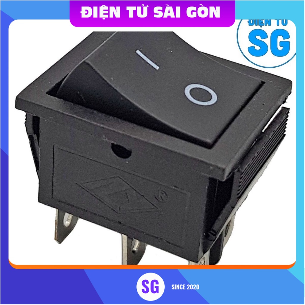 Công tắc bập bênh 6 chân 2 trạng thái KCD4 25x31mm