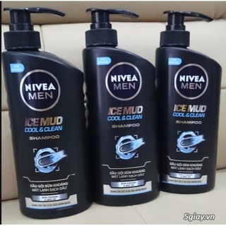 Combo x3 Chai DẦU GỘI NIVEA MEN Thái Lan 530ml