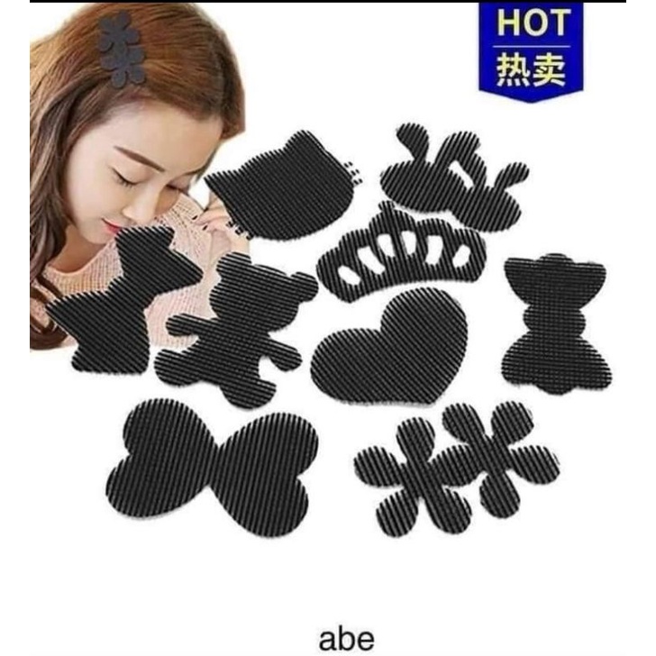 Miếng dán mái make up hoạt hình nơ bông hoa giữ tóc lên gọn gàng