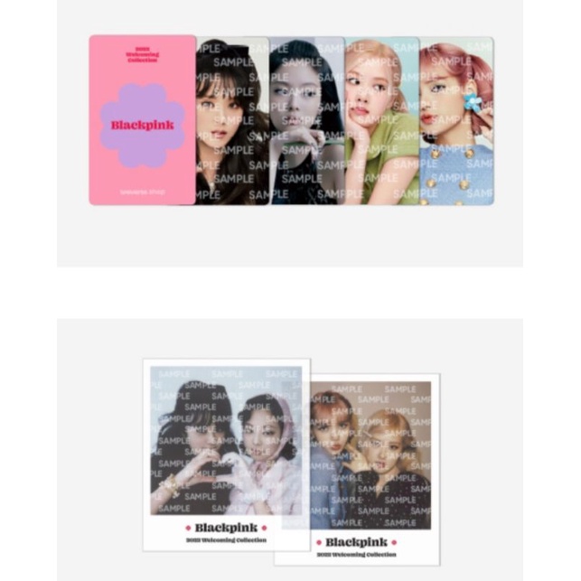 Card ảnh Blackpink  welcoming collection 2022