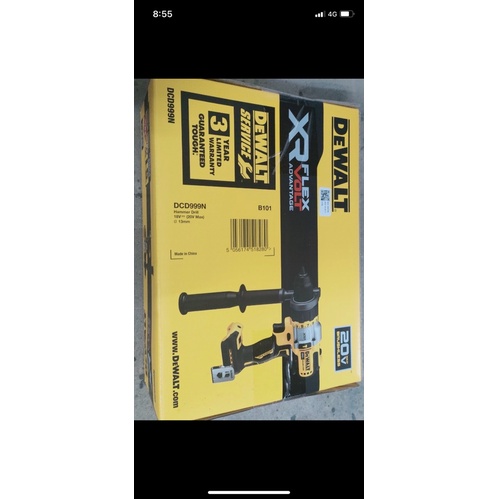 Khoan DCD999 Thân Máy Khoan Pin Động Lực 3 Chức Năng 20V Max FlexVolt Advantage - Chính Hãng