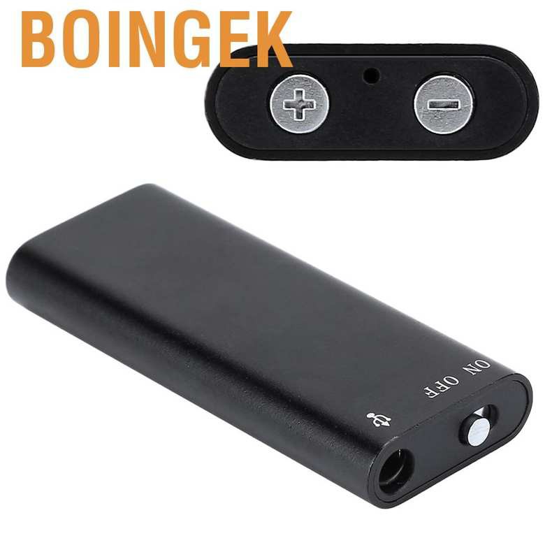 Boingek 8GB Digital Audio Mini Sound Recorder Recording Equipment MP3 Player USB Flash Disk