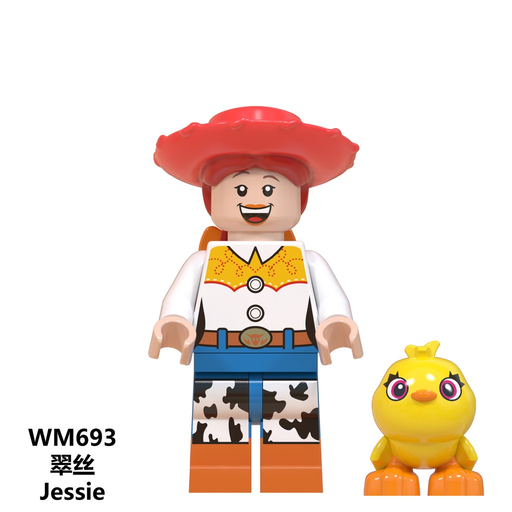 Minifigures Các Mẫu Nhân Vật Hoạt Hình Buzz Lightyear Wood Jessie Alien Ducky WM6060