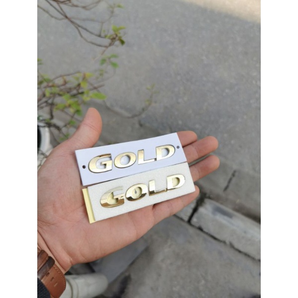 Tem chữ dán xe TRAGO/HUYNDAI/GOLD, tem trang trí xe con, xe tải.