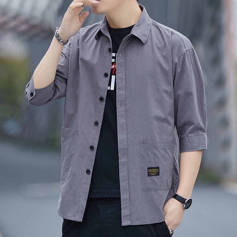 Áo Sơ Mi Tay Lửng Thời Trang Dành Cho Nam