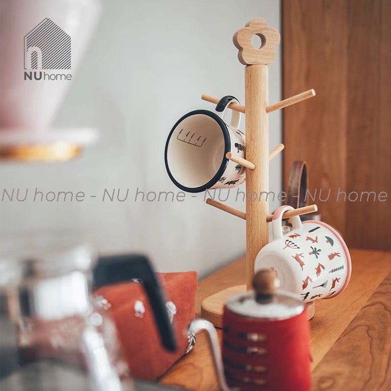 nuhome.vn | Cây treo ly - Chiro, cây treo ly bằng gỗ cao cấp thiết kế đơn giản sang trọng