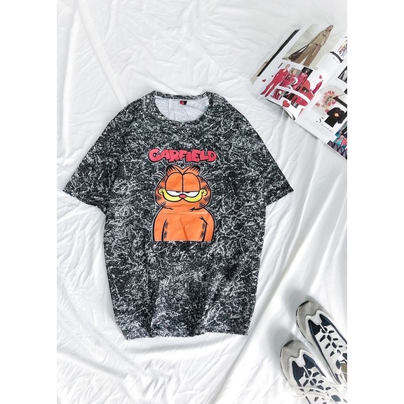 Áo thun loang in hình