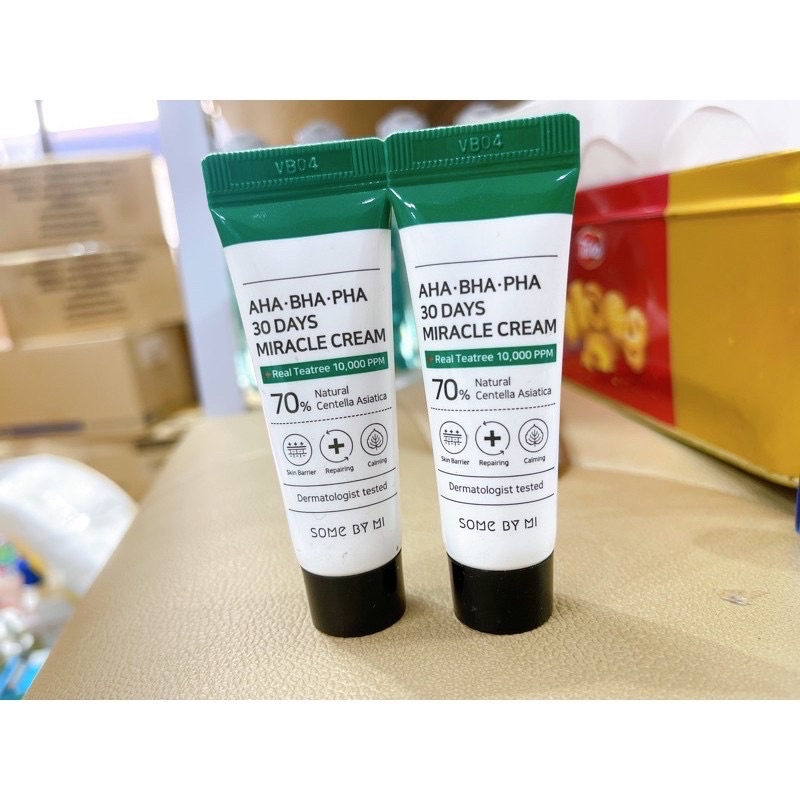 ( MINISIZE 20ml) Kem Dưỡng Some By Mi AHA-BHA-PHA 30 Days Miracle Cream